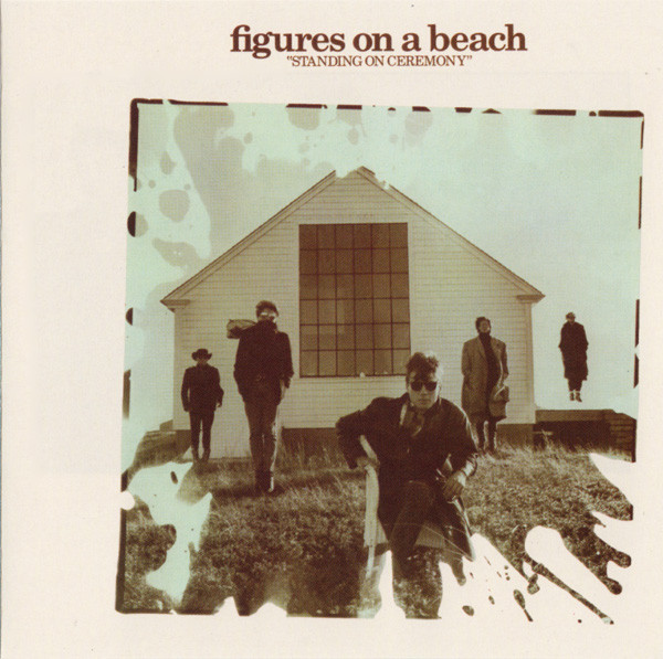 figures on a beach standing on ceremony cover art