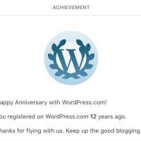 Has It Been A Dozen Years on WordPress Already?